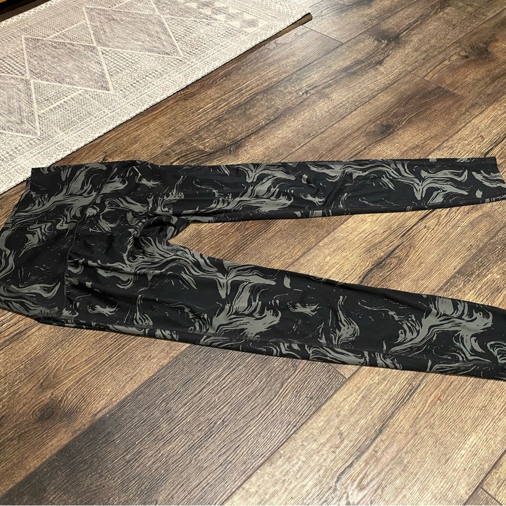 Gymshark Black Marbled Leggings